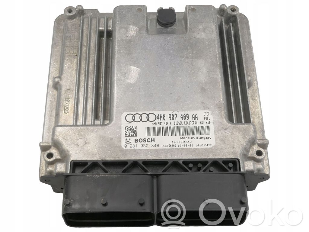Audi A8 S8 D4 4H Engine control unit/module 