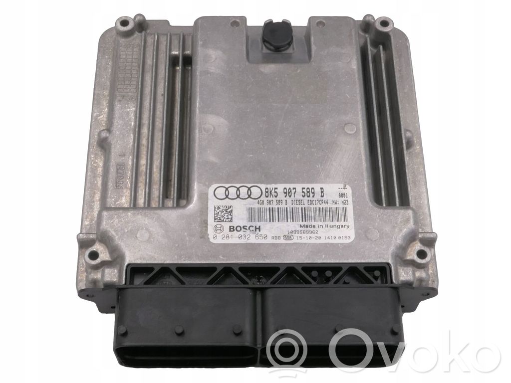 Engine control unit/module   8K5907589B,0281032650,0281032829,8K5907589C
