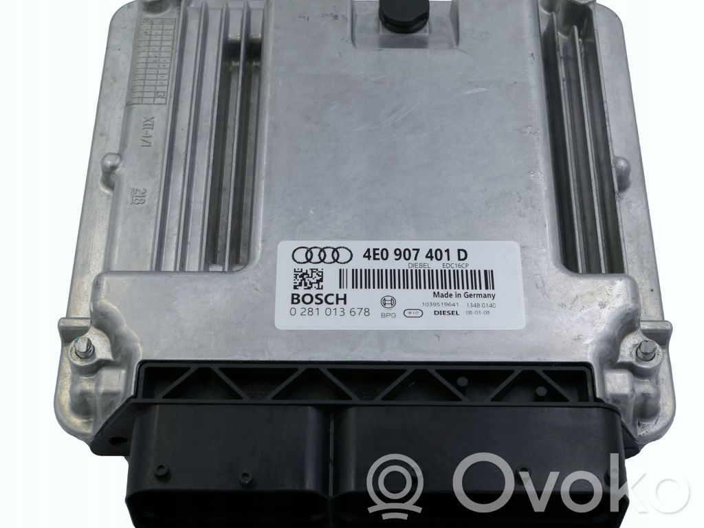 Audi A8 S8 D3 4E Engine control unit/module 