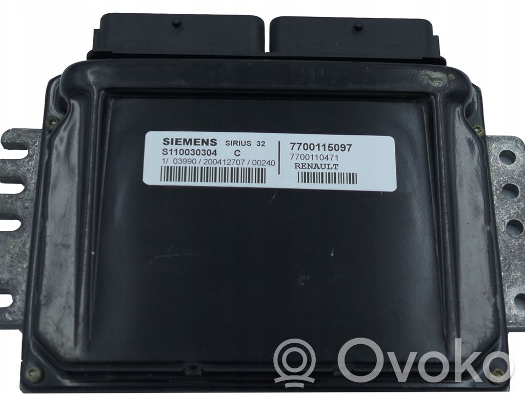 Engine control unit/module   7700115097,S110030304,S110030304C