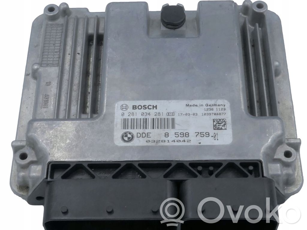 BMW 3 F30 F35 F31 Engine control unit/module 