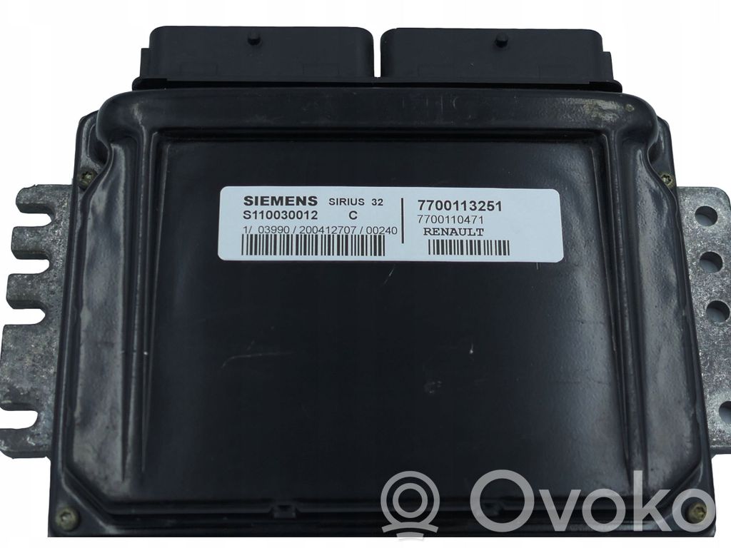 Renault Scenic I Engine control unit/module 