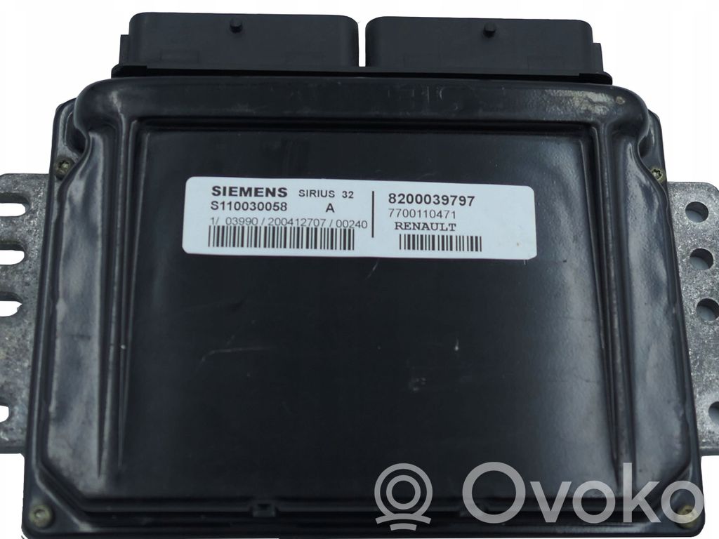 Engine control unit/module   8200039797,S110030058A