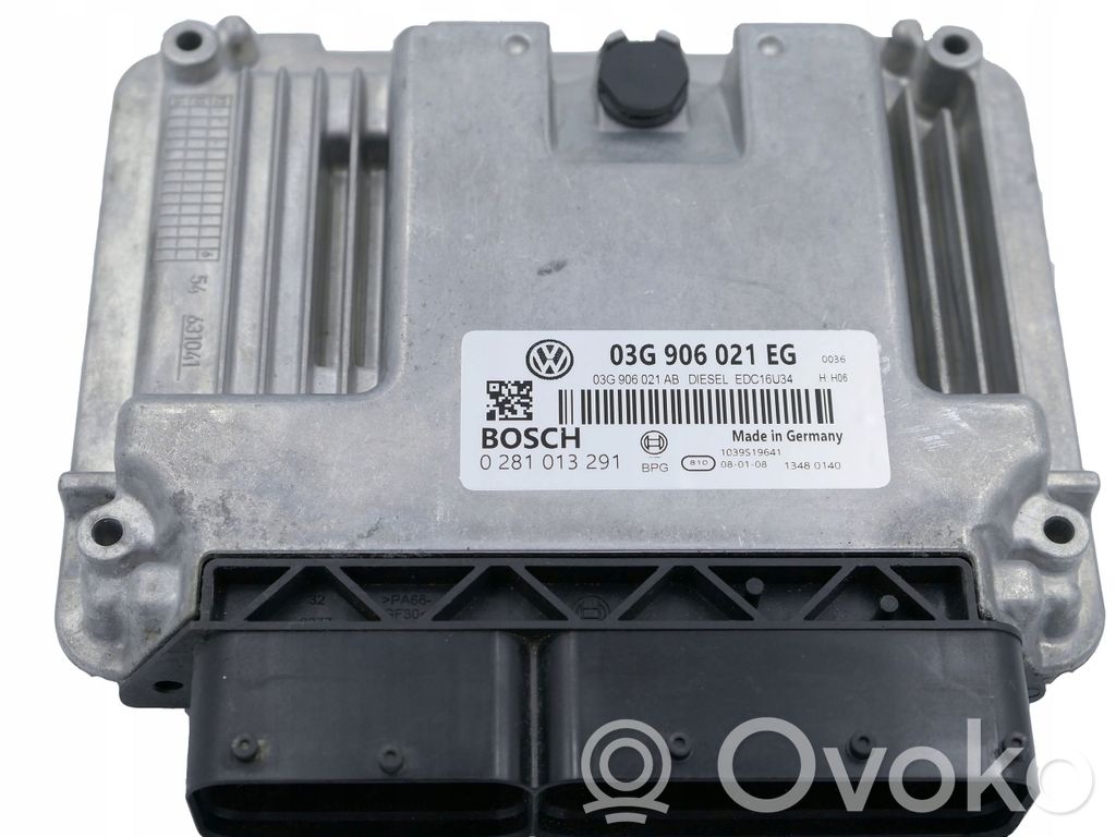 Sterownik / Moduł ECU   03G906021EG,0281013291