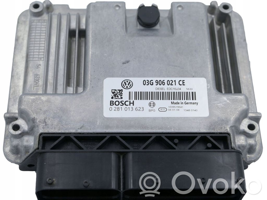 Unidad de control/módulo del motor   03G906021CE,0281013623