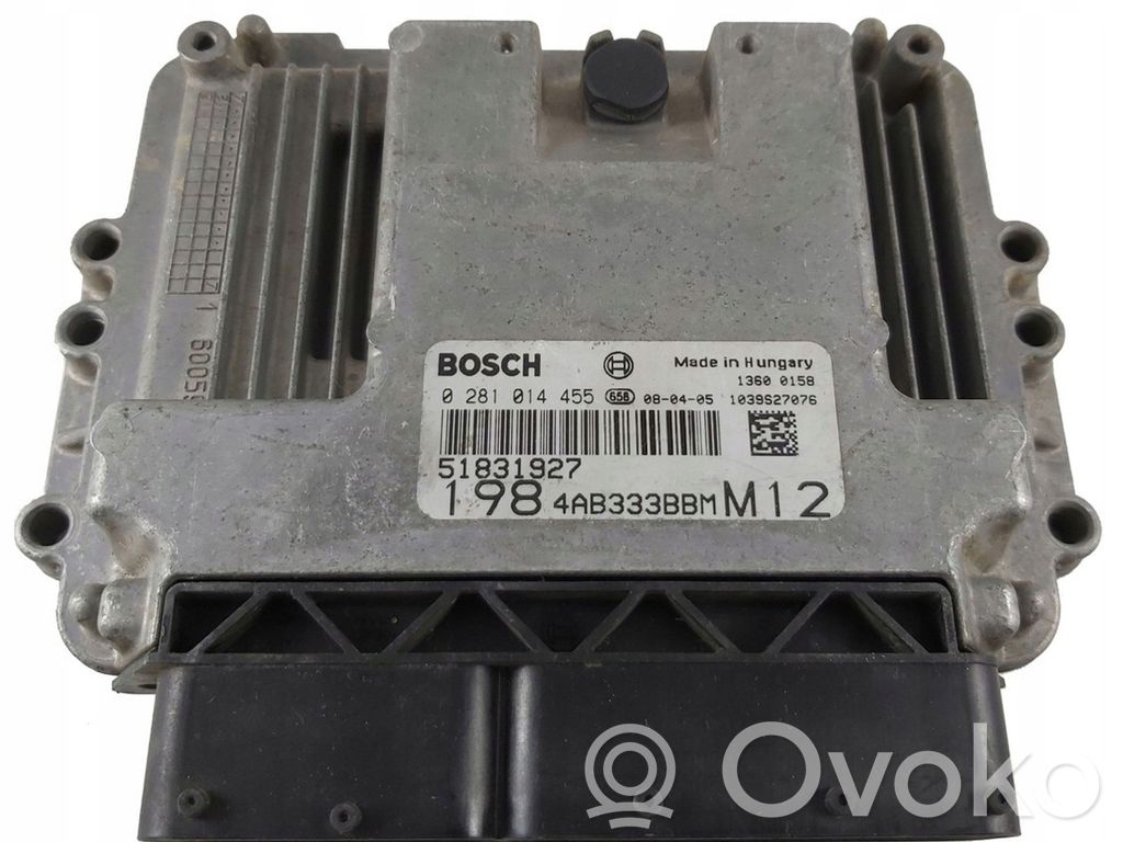 Fiat Bravo Engine control unit/module ECU 