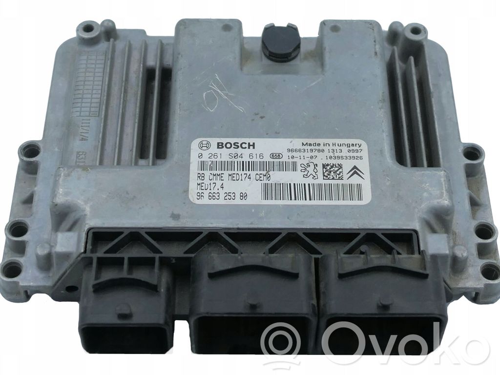 Engine control unit/module   9666325380,0261S04616