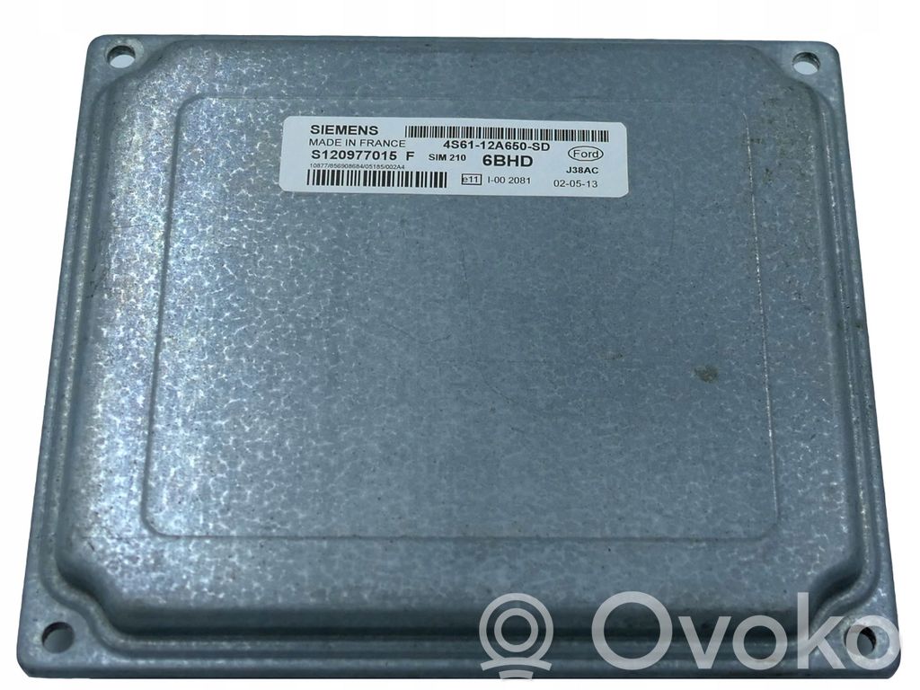 Unidad de control/módulo del motor   S120977015F,4S6112A650SD,6BHD,S120977015F