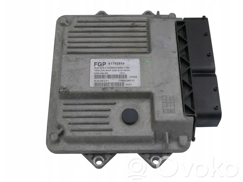 Lancia Ypsilon Engine control unit/module 