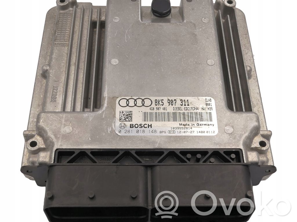 Engine control unit/module   8K5907311,0281018148