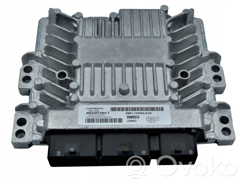 Engine control unit/module   5WS40729HT,8M5112A650AJG,8MBG,5WS40729H