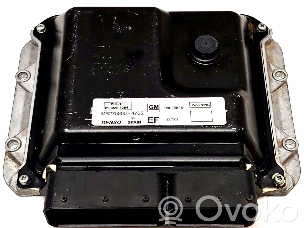 Engine control unit/module   MB275800,98025828,MB2758004765