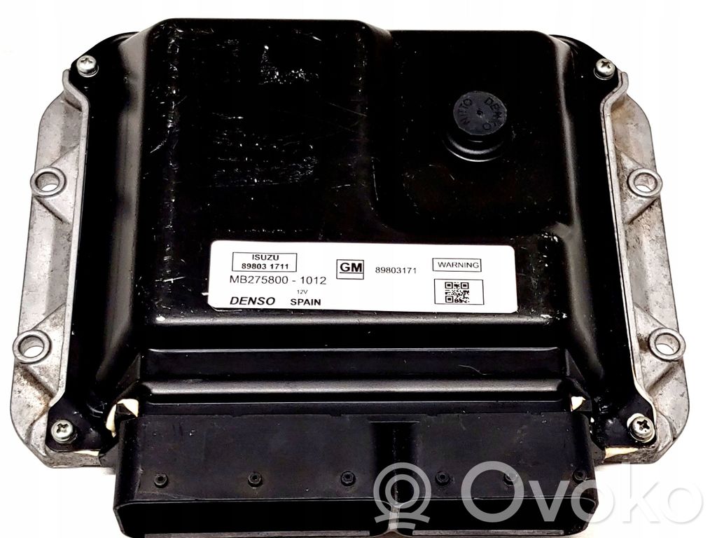 Engine control unit/module   MB275800,89803171,MB2758001012