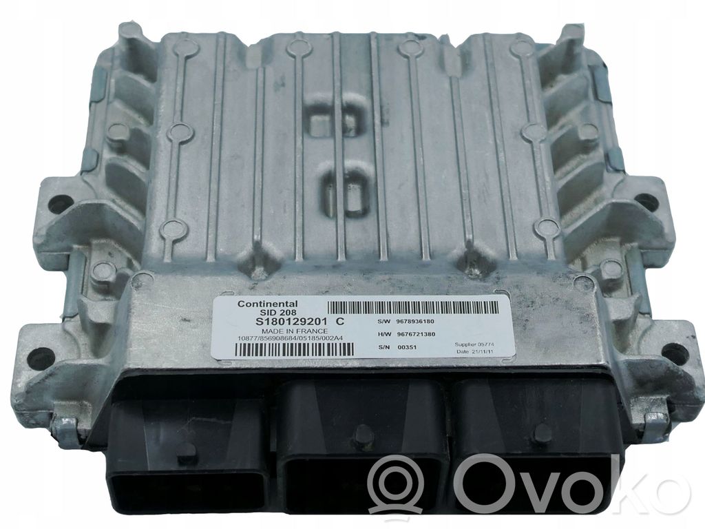 Engine control unit/module   9678936180,S180129201,S180129201C