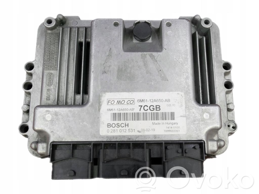 Engine control unit/module   6M6112A650AB,0281012531