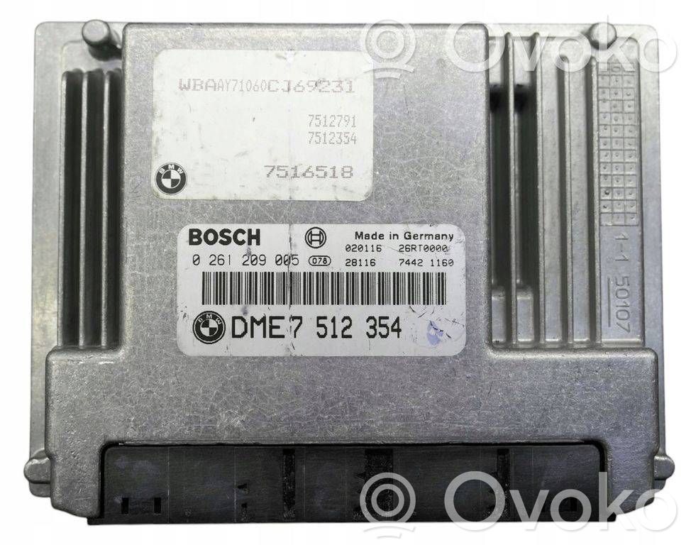 BMW 3 E46 Unidad de control/módulo del motor 