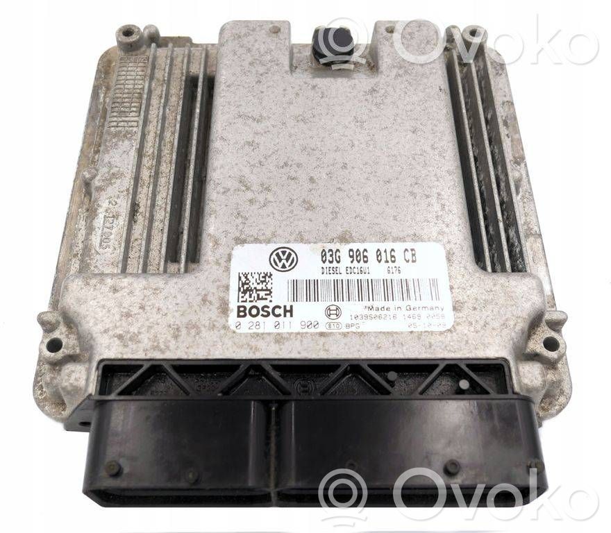Engine control unit/module   03G906016CB,0281011900,1039S06216