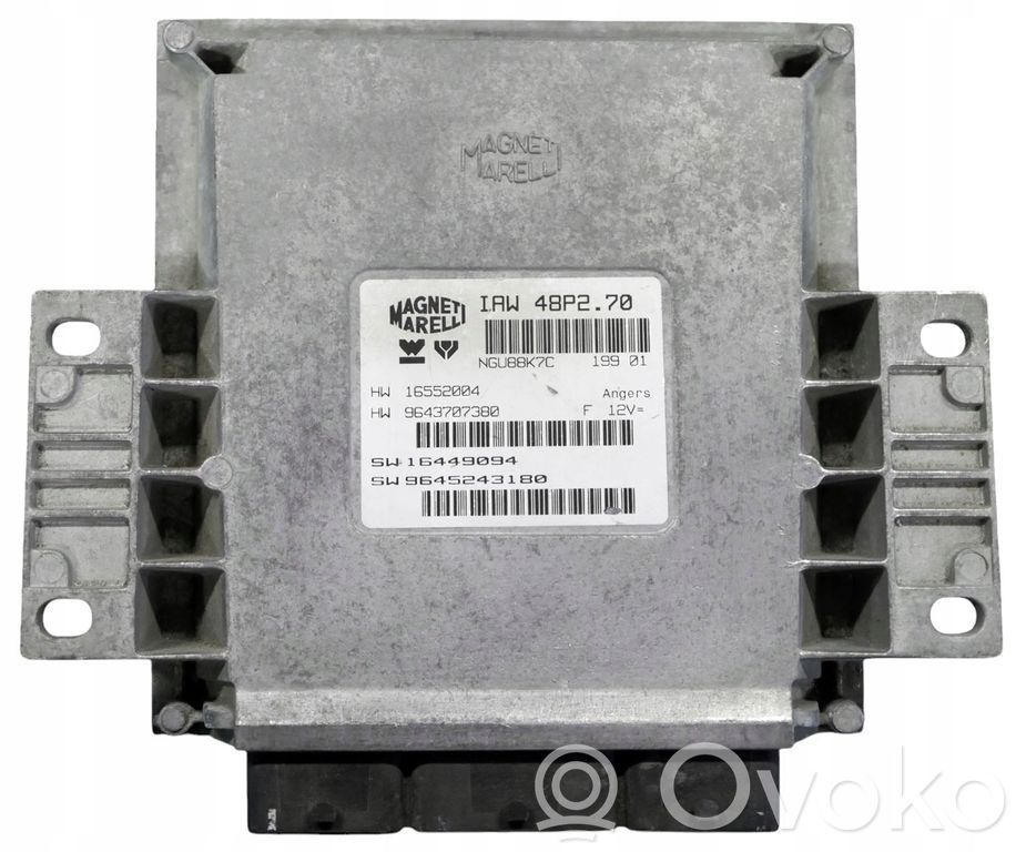 Peugeot 206 Engine control unit/module 