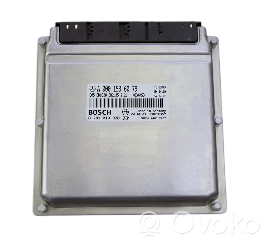 Mercedes-Benz Sprinter W901 W902 W903 W904 Engine control unit/module 