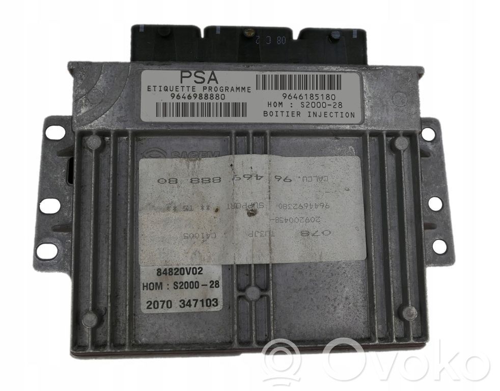Peugeot 307 Unitate/modul de control motor 
