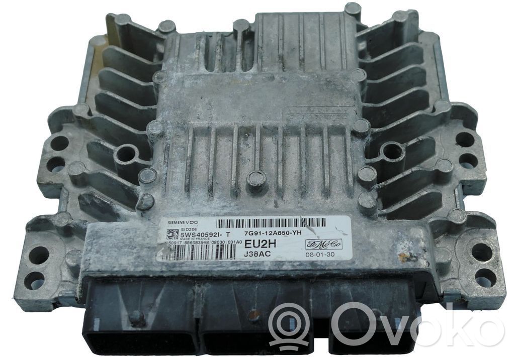 Engine control unit/module   7G9112A650YH,EU2H