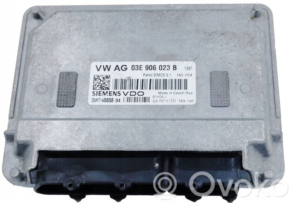 Engine control unit/module   03E906023B,5WP4080804,SIMOS91