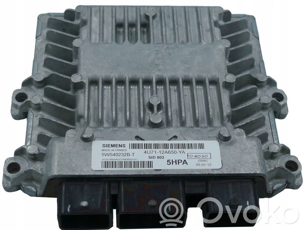 Engine control unit/module   4U7112A650YA,5HPA