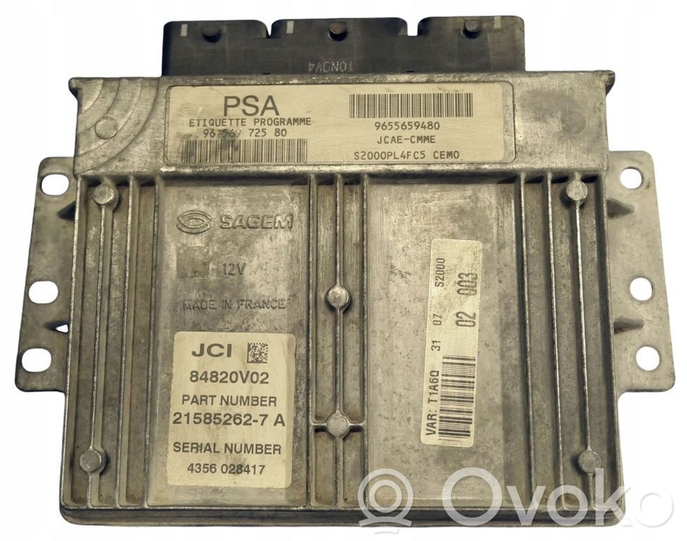 Engine control unit/module   9656972580