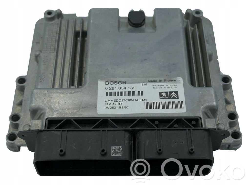Engine control unit/module   0281034189
