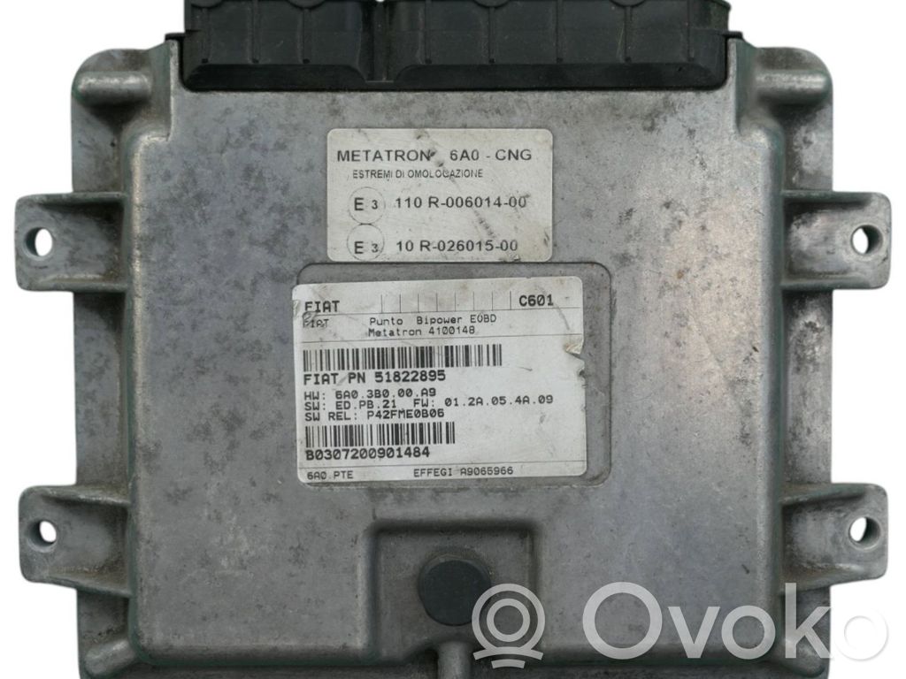 Engine control unit/module ECU   METATRON,51822895,4100148