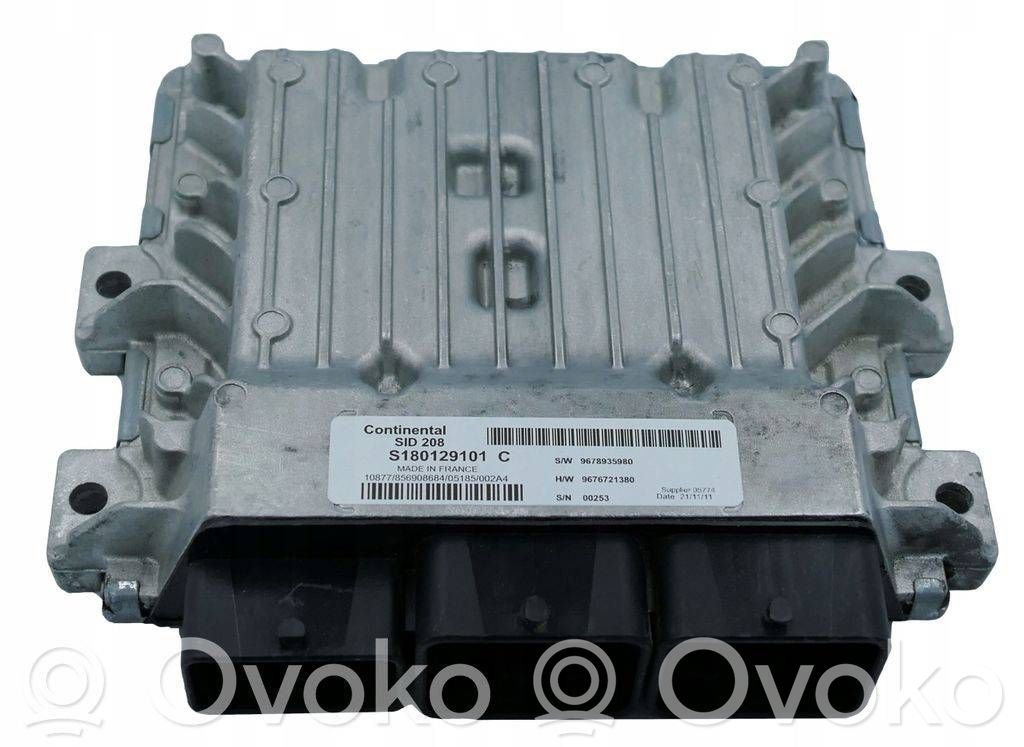 Engine control unit/module   S180129101C,9676721380,9678935980