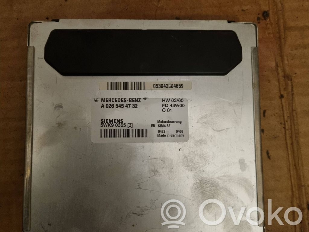 Mercedes-Benz C W203 Engine control unit/module 