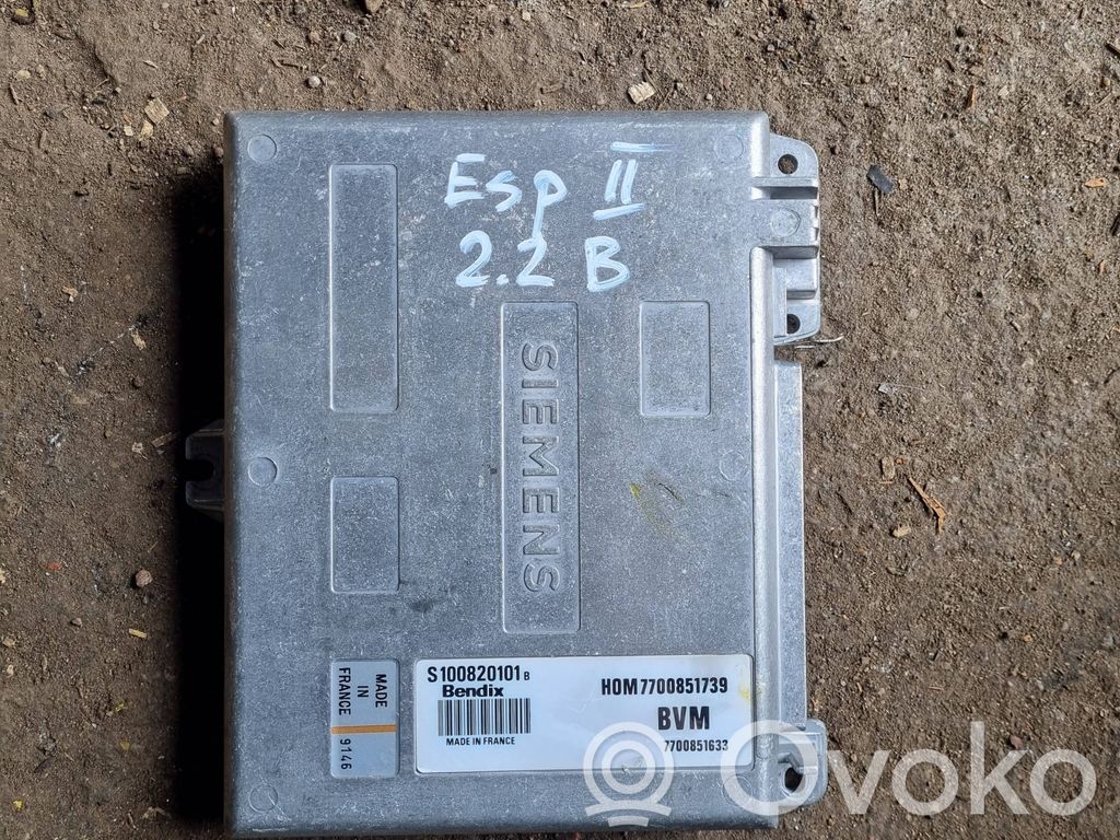 Engine control unit/module   0820101B,7700851633,7700851739