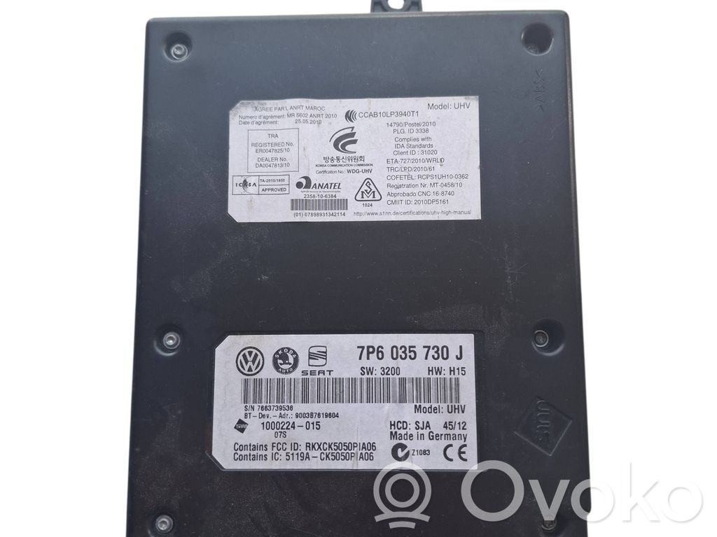 Volkswagen PASSAT B7 Bluetooth control unit module 