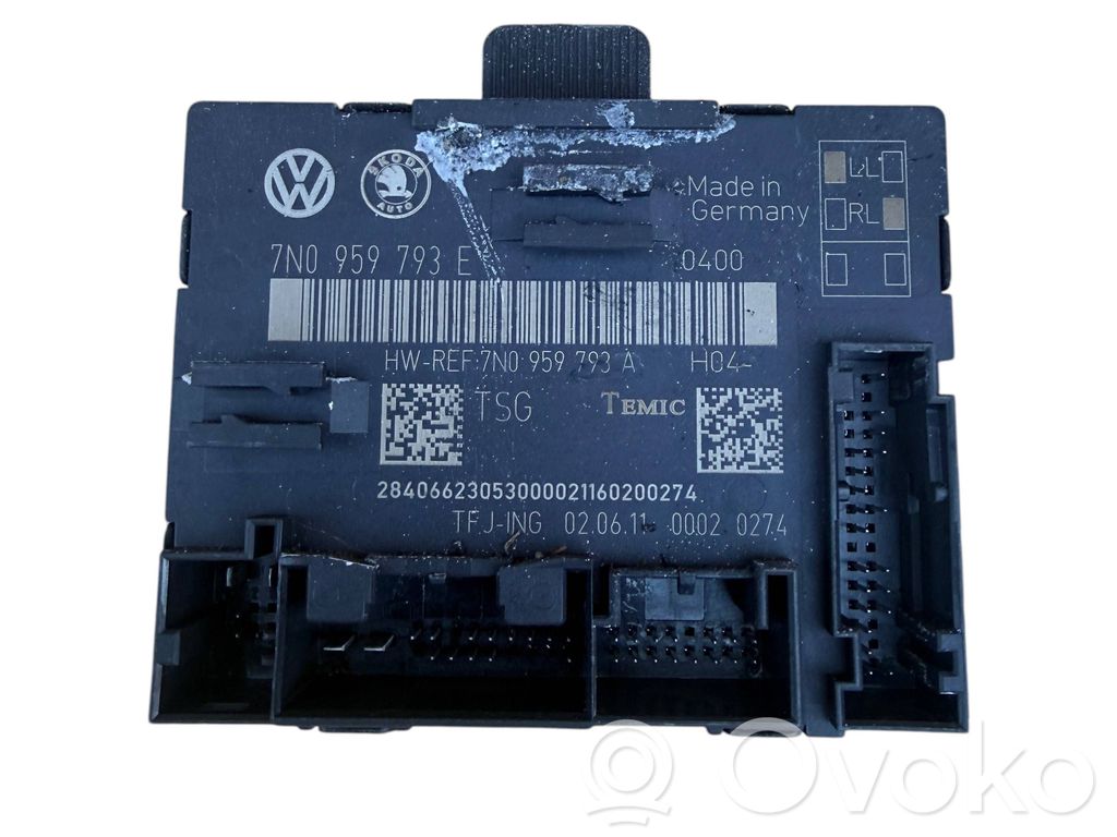 Volkswagen Sharan Door control unit/module 