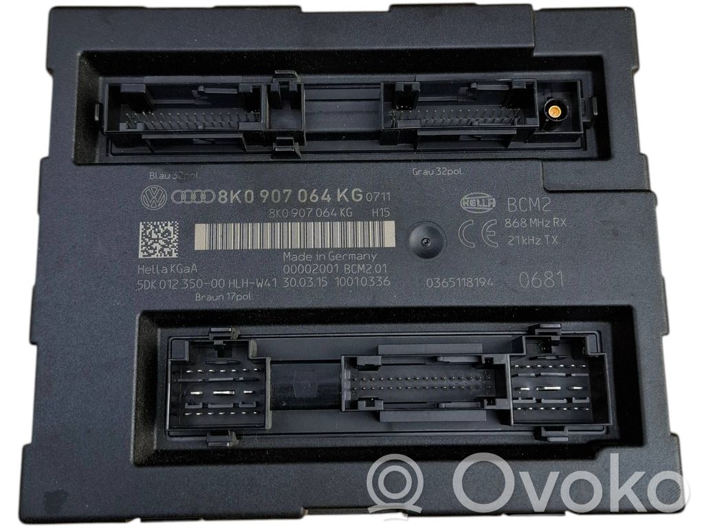 Audi A4 S4 B8 8K Module confort 