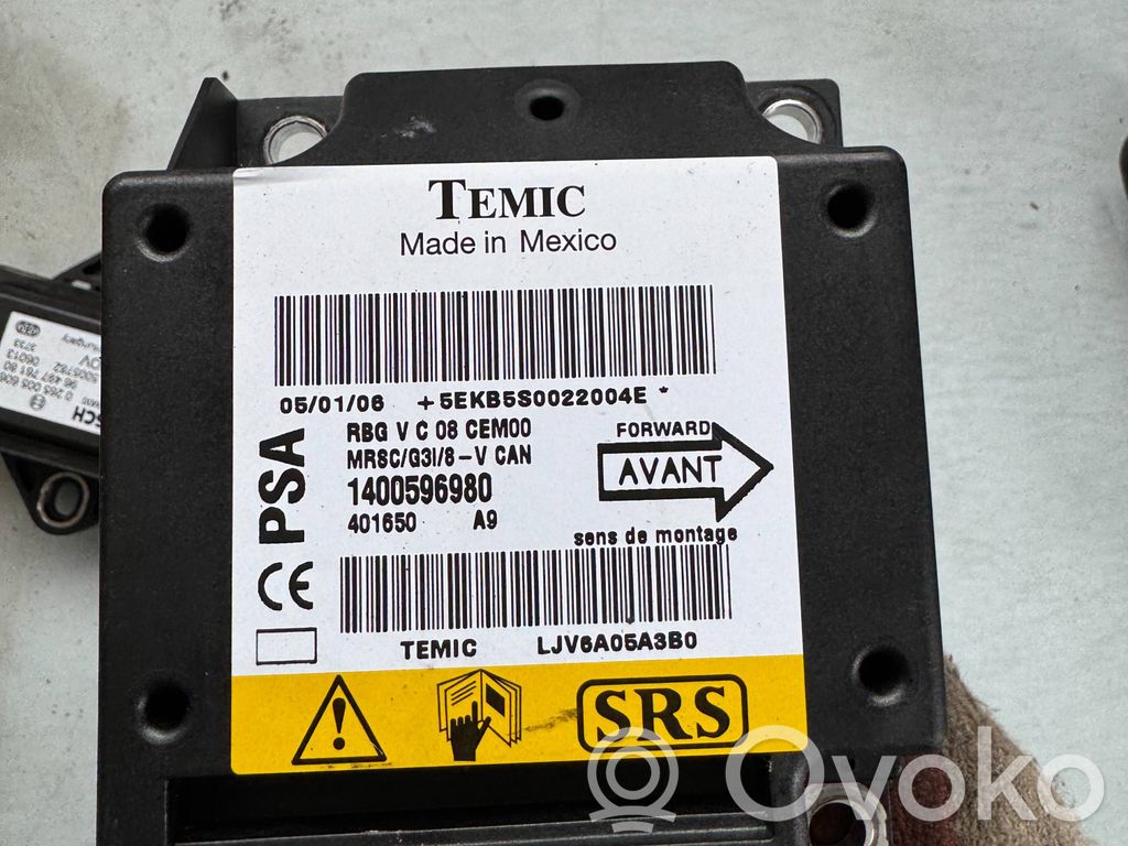 Citroen C8 Airbag control unit/module 