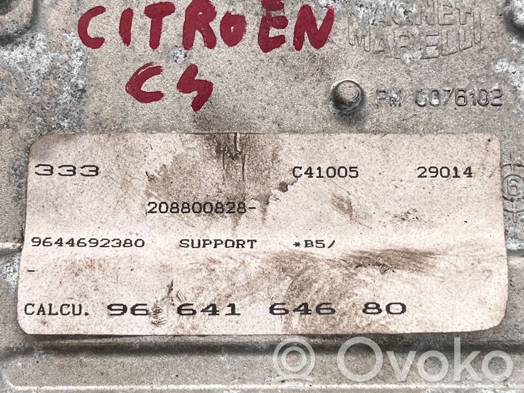 Citroen C4 I Engine control unit/module 
