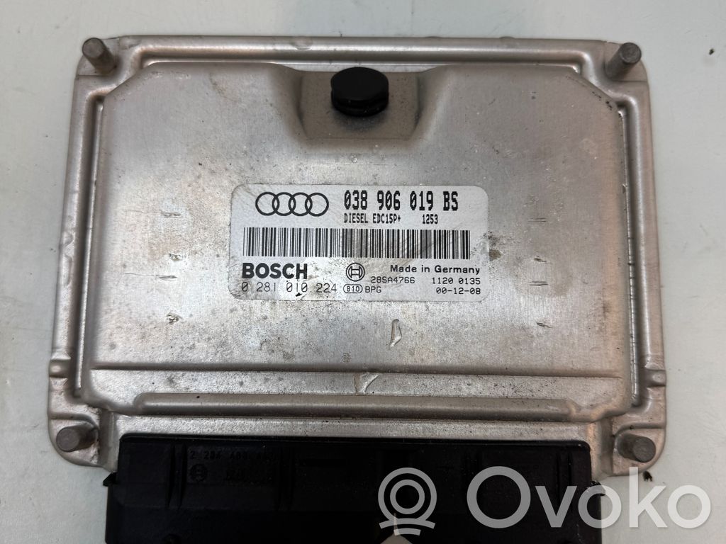 Engine control unit/module   0281010224,038906019BS
