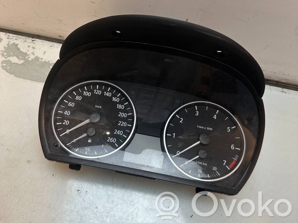 BMW 3 E90 E91 Velocímetro (tablero de instrumentos) 