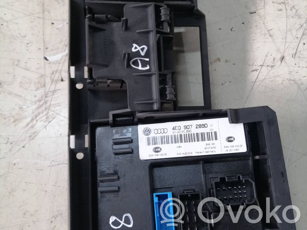 Autres unités de commande / modules   4E0907289D,4E0910289D,5DK00843208