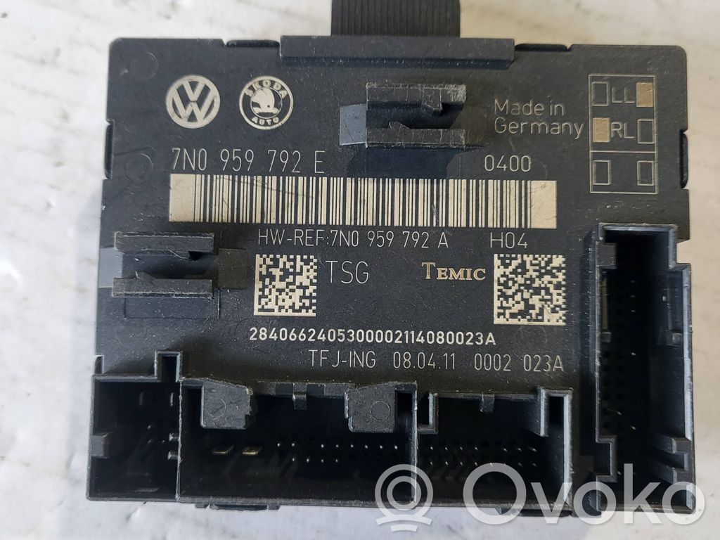 Volkswagen Sharan Door control unit/module 