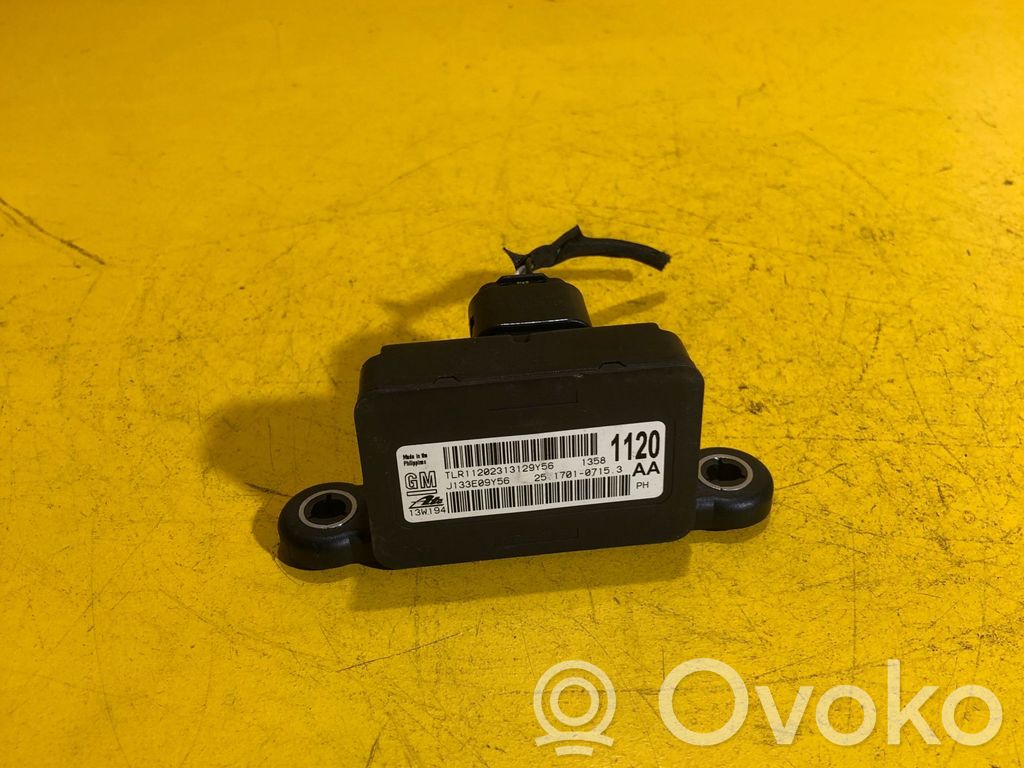 Opel Zafira C ESP (elektroniskās stabilitātes programmas) sensors (paātrinājuma sensors) 