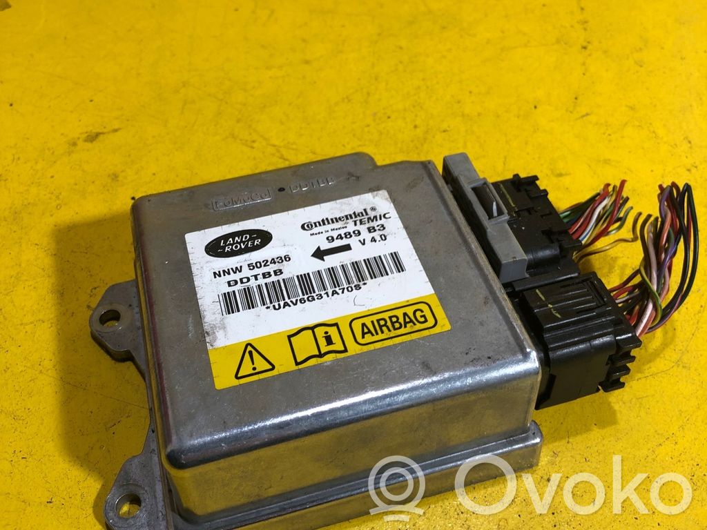 Opel Zafira B Airbag control unit/module 