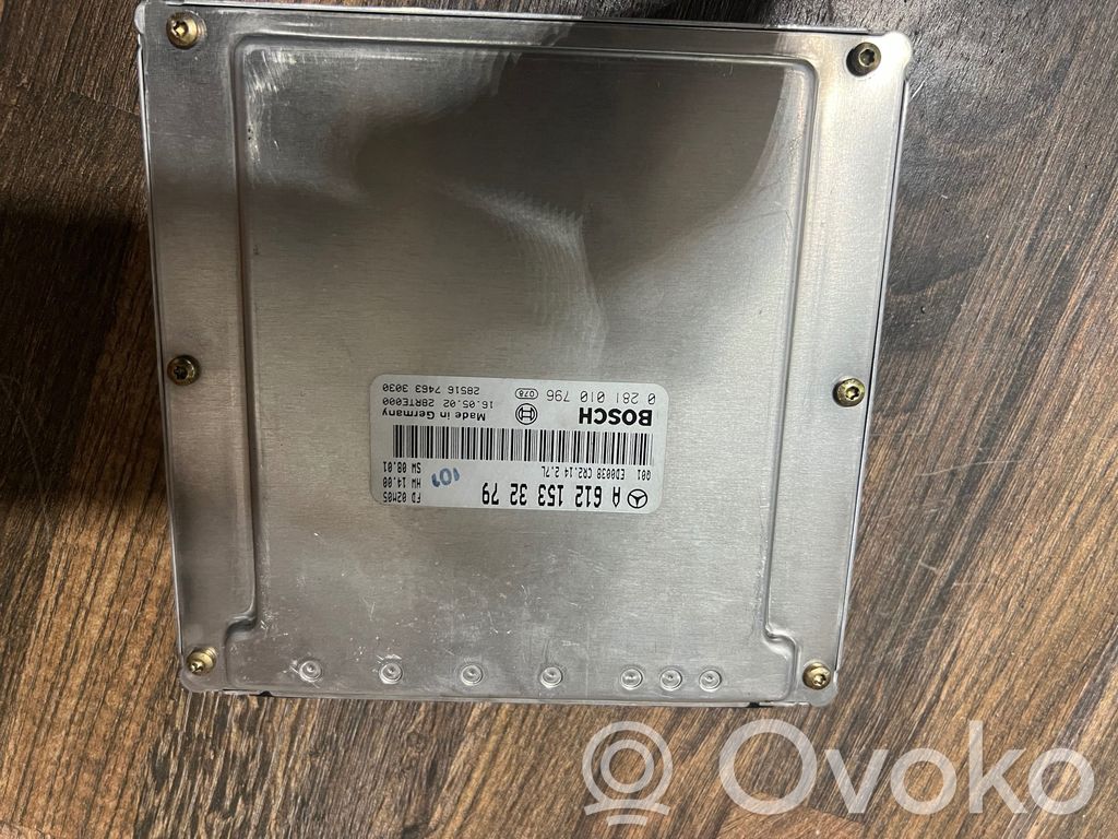 Mercedes-Benz ML W163 Sterownik / Moduł ECU 