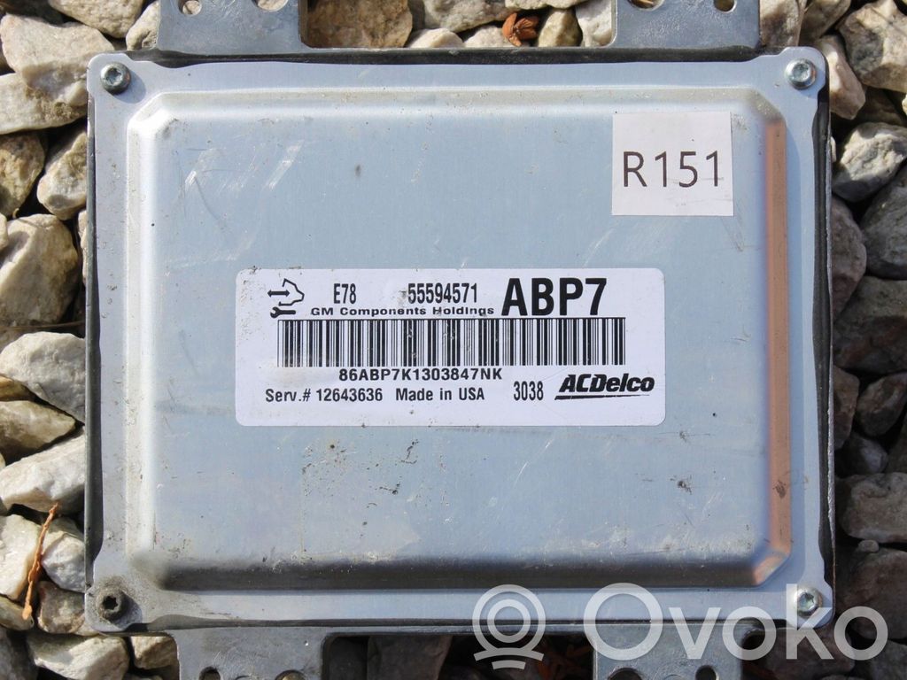 Opel Astra K Engine control unit/module 