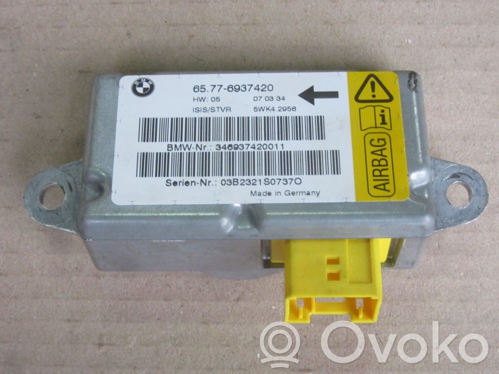 BMW 7 E65 E66 Unidad de control/módulo del Airbag 