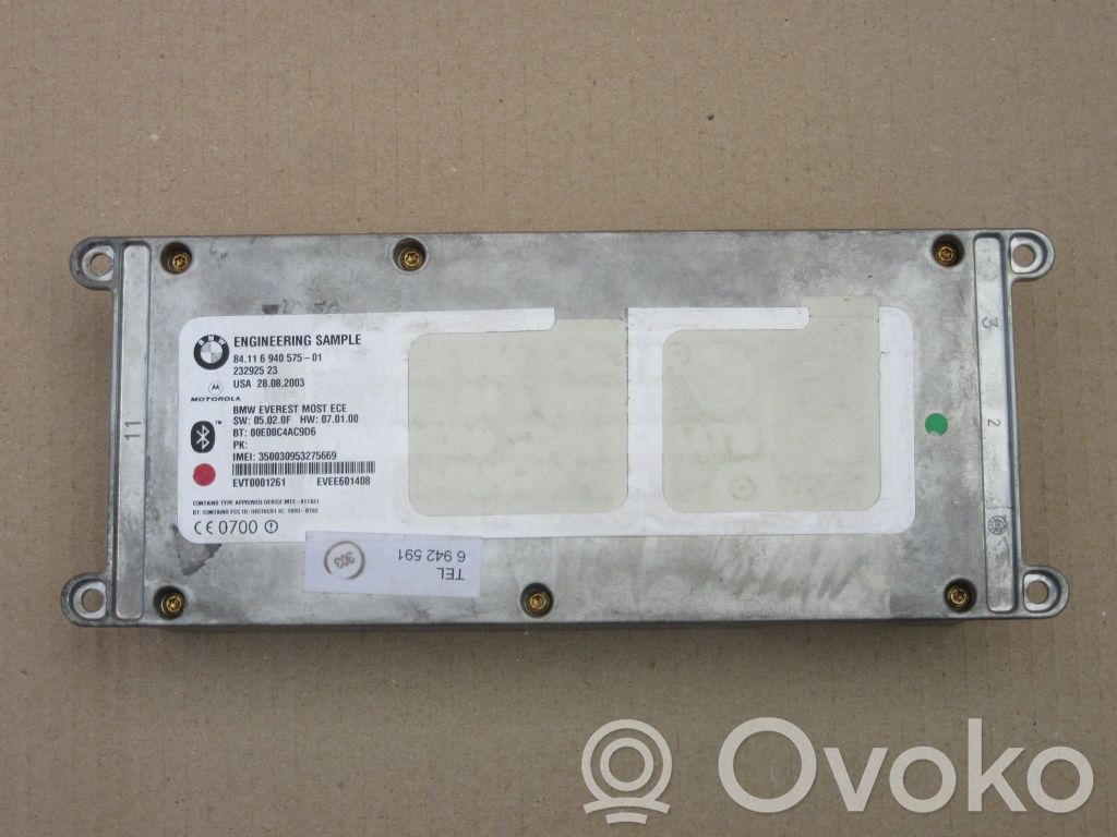 BMW 5 E60 E61 Bluetooth control unit module 