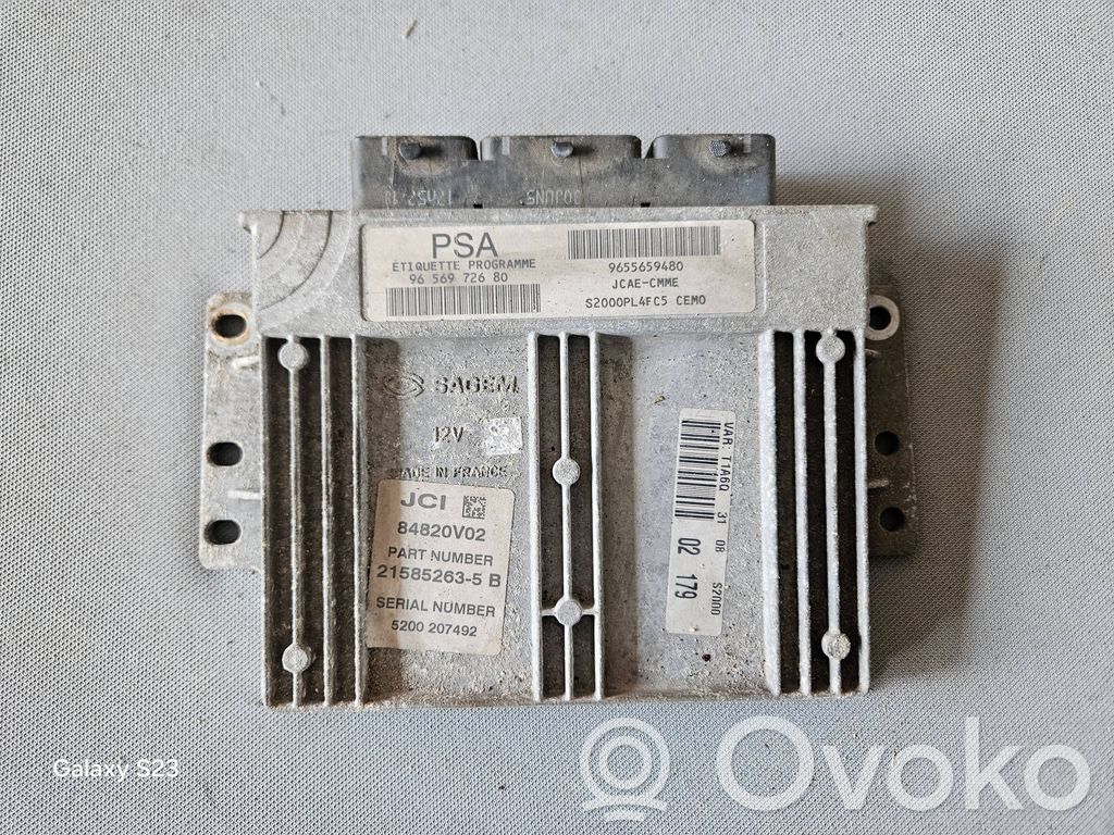 Peugeot 206 Engine control unit/module ECU 