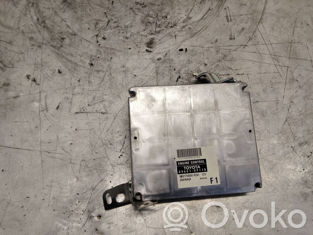 Engine control unit/module   1758009261,896610F110,MB1758009261